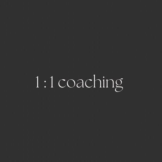 1:1 Coaching Program