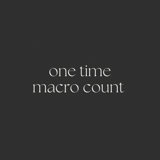 One Time Macro Count